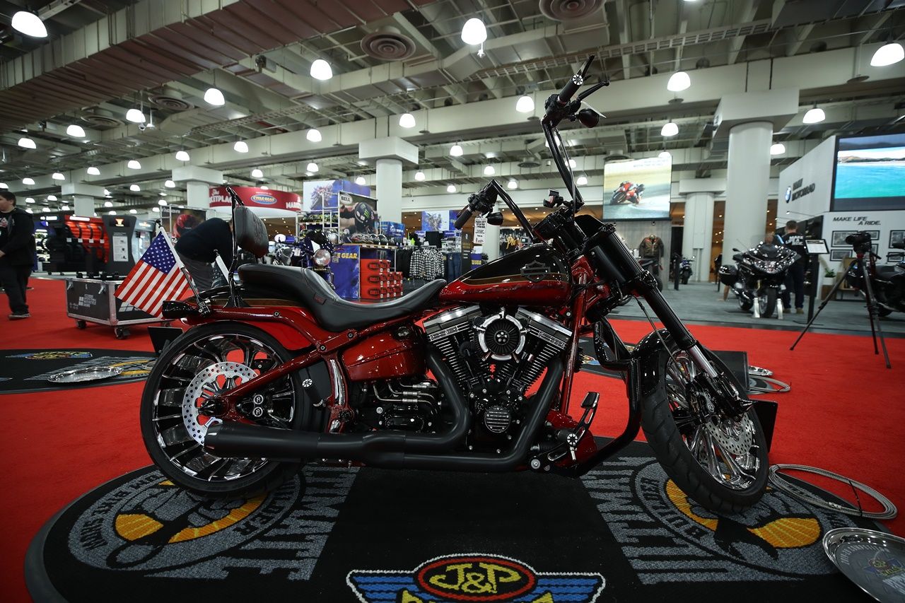 Motosiklet Fuarı New York Javits Center'da ziyaret&ccedil;ilere kapılarını a&ccedil;tı.