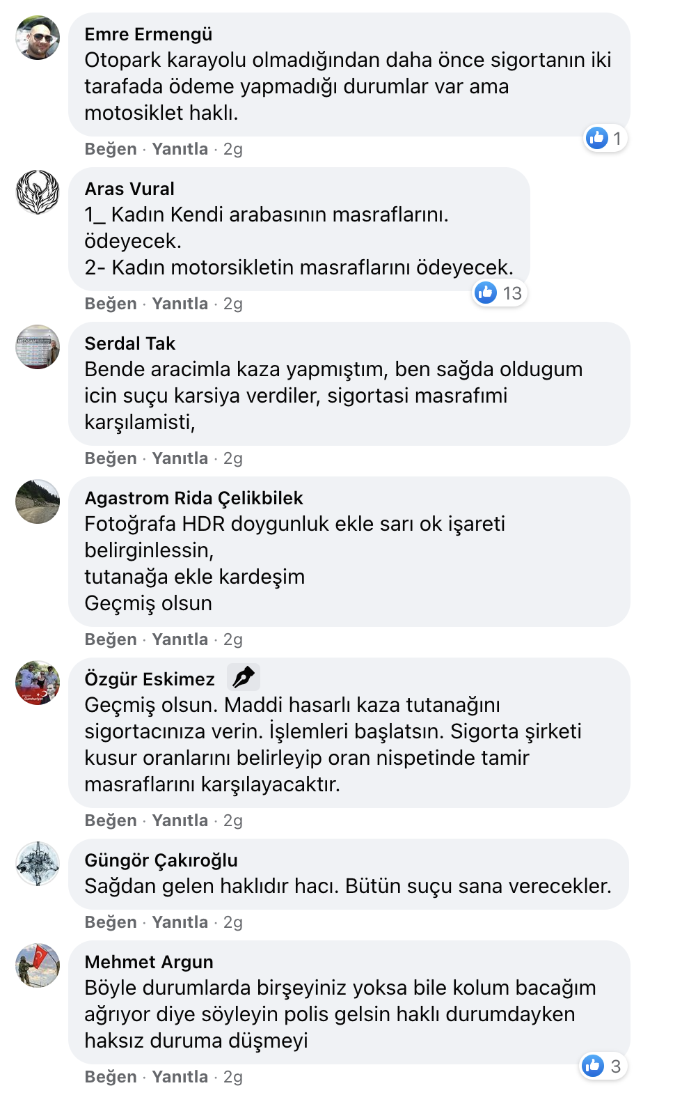 otopark kazası sigorta miktarı
