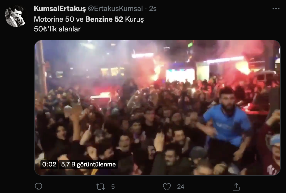 benzin zammı 2021 kasım
