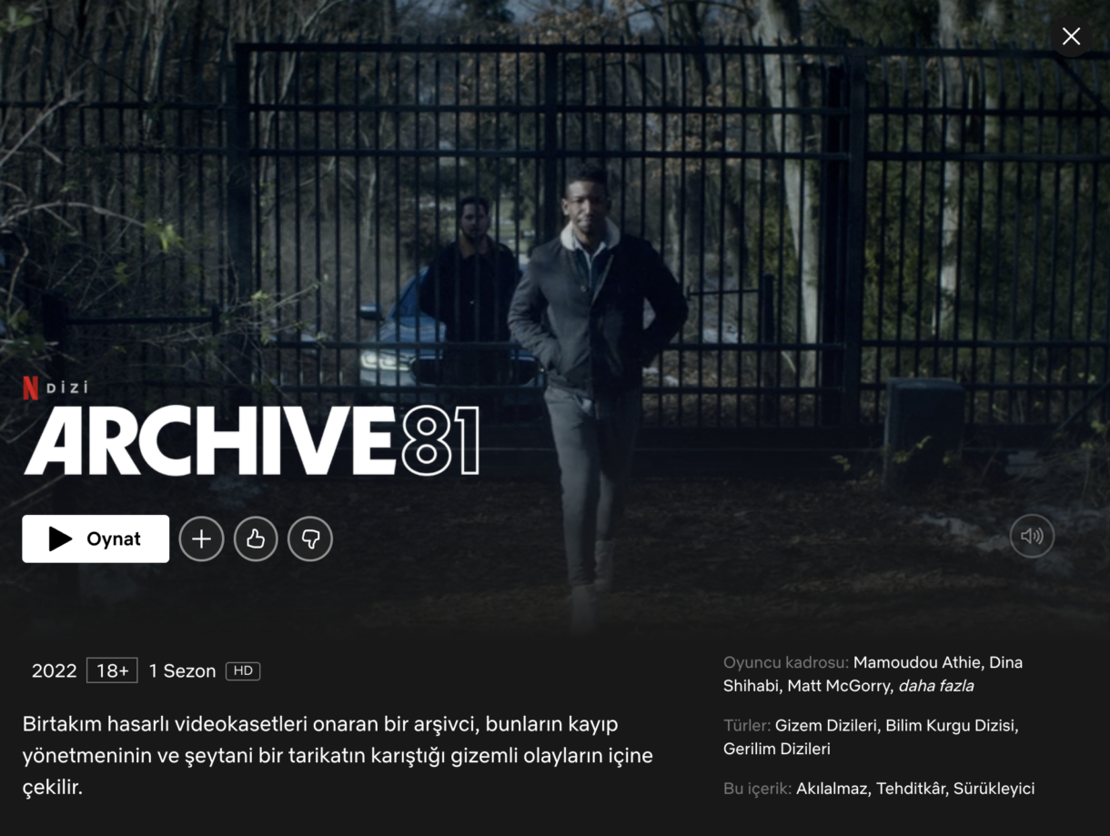 Archive 81 izle