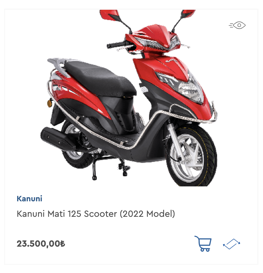 Kanuni Motosiklet Fiyatları, Şubat 2022