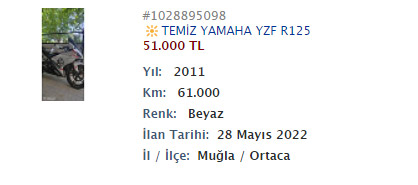 50.000 TL - 80.000 TL B&uuml;t&ccedil;eye g&ouml;re S&uuml;persport Motosikletler
