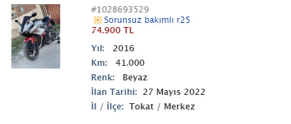 50.000 TL - 80.000 TL B&uuml;t&ccedil;eye g&ouml;re S&uuml;persport Motosikletler