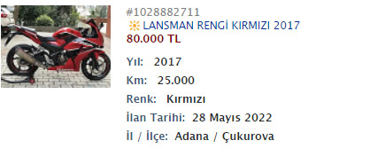 50.000 TL - 80.000 TL B&uuml;t&ccedil;eye g&ouml;re S&uuml;persport Motosikletler