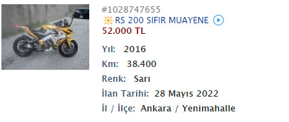 50.000 TL - 80.000 TL B&uuml;t&ccedil;eye g&ouml;re S&uuml;persport Motosikletler
