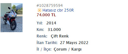 50.000 TL - 80.000 TL B&uuml;t&ccedil;eye g&ouml;re S&uuml;persport Motosikletler