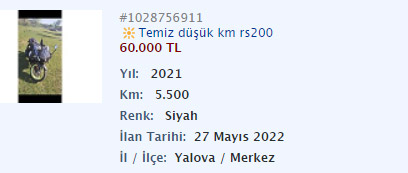50.000 TL - 80.000 TL B&uuml;t&ccedil;eye g&ouml;re S&uuml;persport Motosikletler