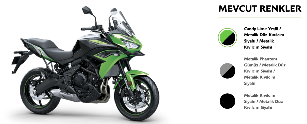2022 Kawasaki Versys 650'de ince değişiklikler ve ilk kez akıllı telefon bağlantısı olacak