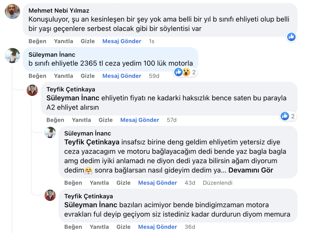 50cc'lik motosikletler &ouml;lecek!