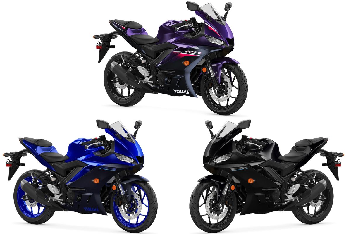 Yamaha R3 serisi, renkler