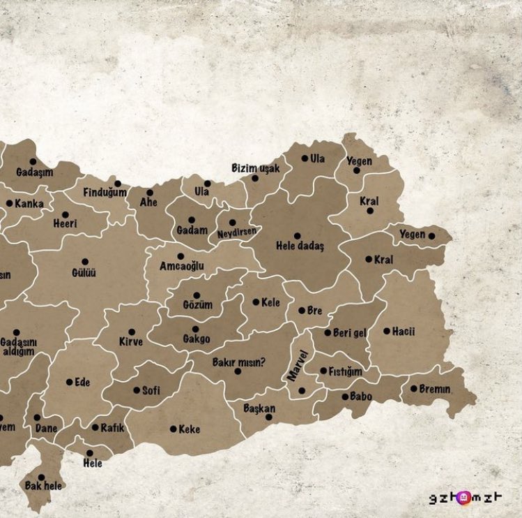 Şehirlere göre seslenme şekilleri