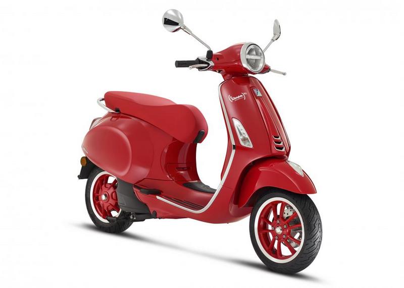 2024 Vespa Elettrica, red modelinde 45km/h ve 70km/h seçeneği var