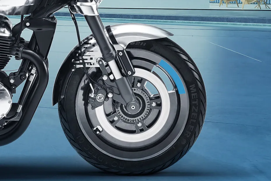 2024 Royal Enfield Shotgun 650, frenler ve lastik