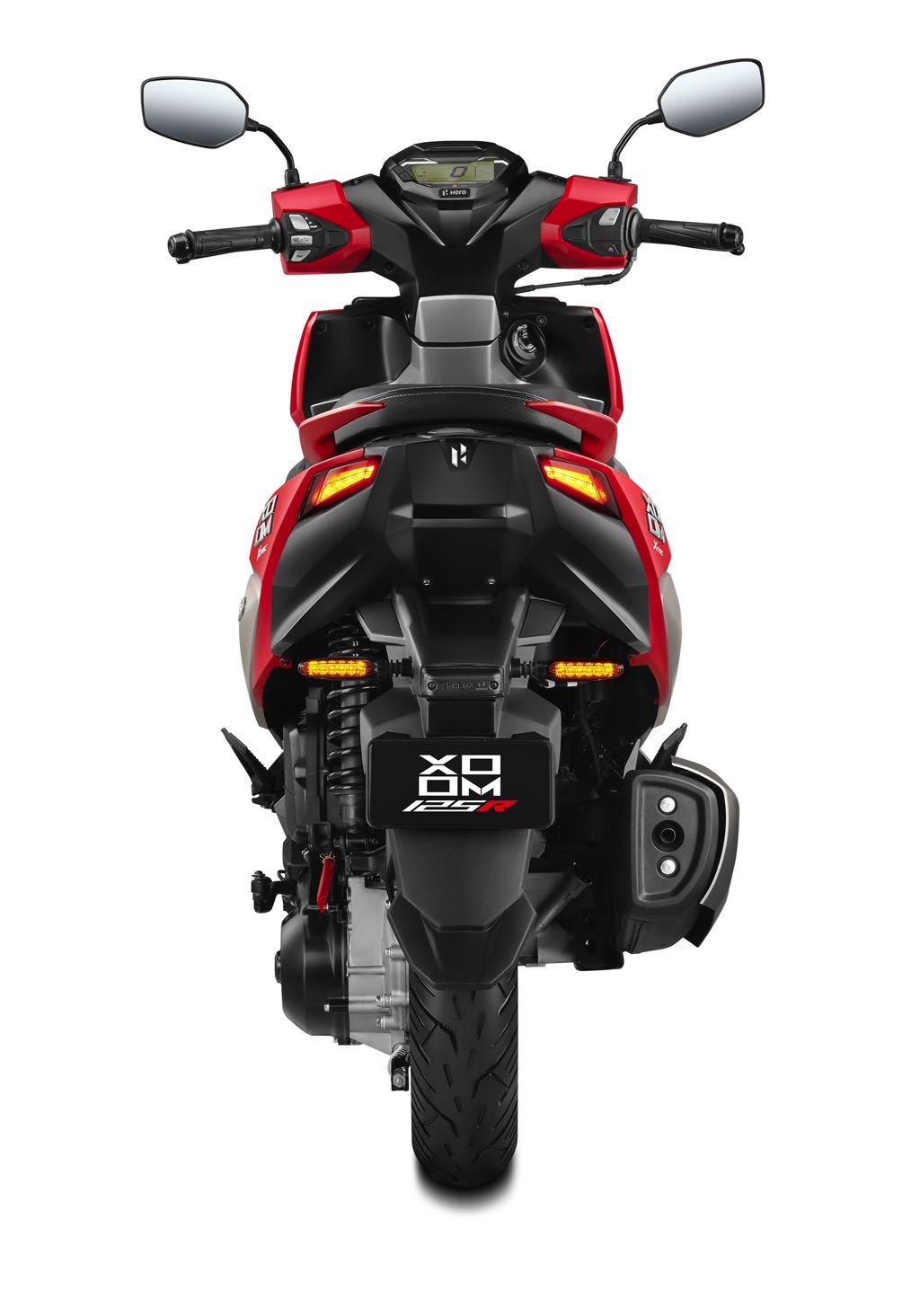 Xoom 125R'nin arka stopları m&uuml;kemmel şekilde bitirilmiş