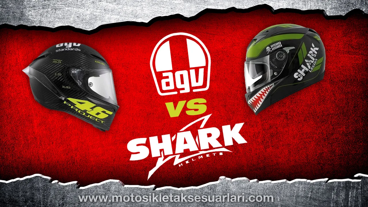 AGV kask vs Shark Kask karşılaştırması