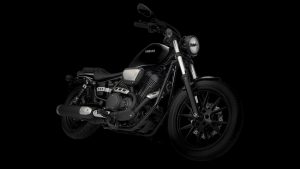 2016 Yamaha XV950 EU Midnight Black Action 001