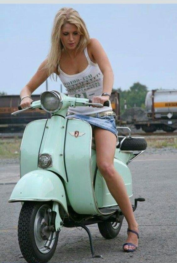 Scooter Motorcycle Girl 47