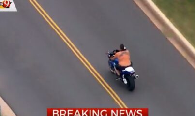 police chase motorcycle