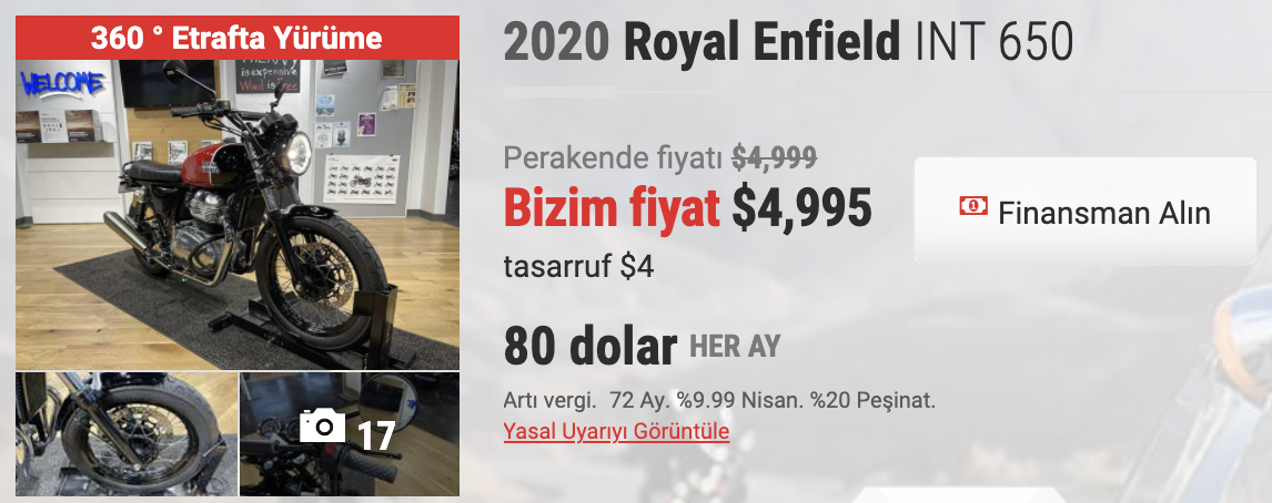 Royal Enfield INT 650