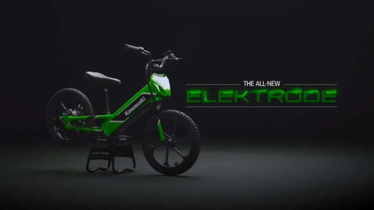 2023 Kawasaki Elektrode Electric Balance Bike