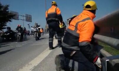 İstanbul'da Motosiklet Koruyucu Ray Montajı Yapıldı