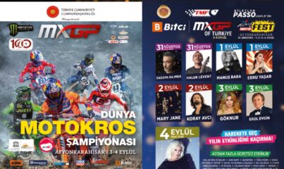 Afyonkarahisar'da düzenlenen Dünya Motokros Şampiyonası