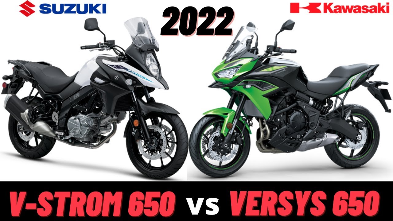 2022 Kawasaki Versys 650 vs 2022 Suzuki V-STROM 650