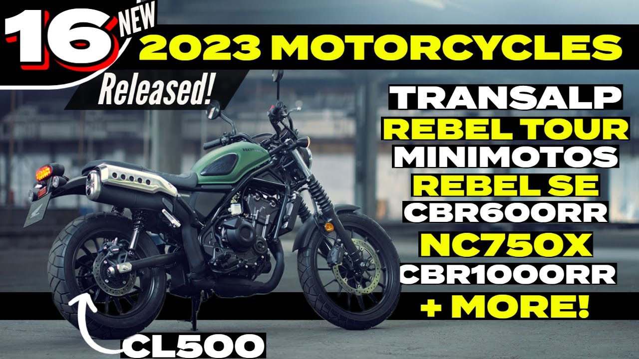 NEW 2023 Motorcycles & Scooters Announced