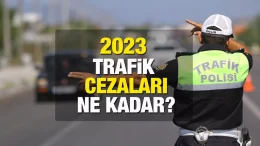 2023’de trafik cezaları belli oldu