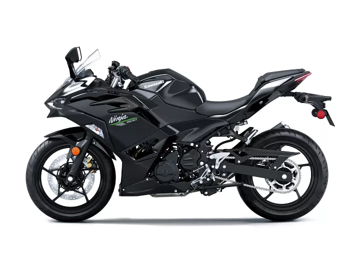 2024 Kawasaki Ninja 500, Metalik siyah, gri