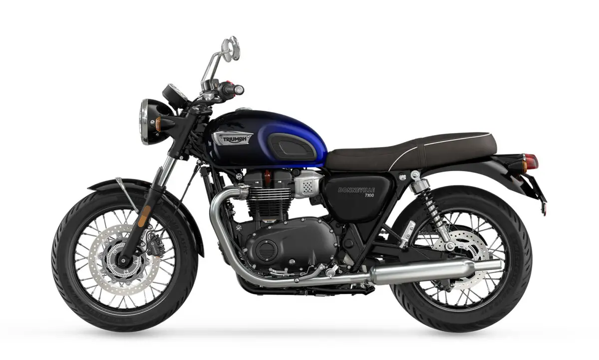 2024 Triumph Bonneville T100 Mavi