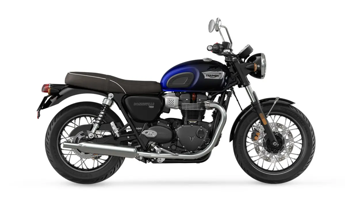 2024 Triumph Bonneville T100 Mavi 4